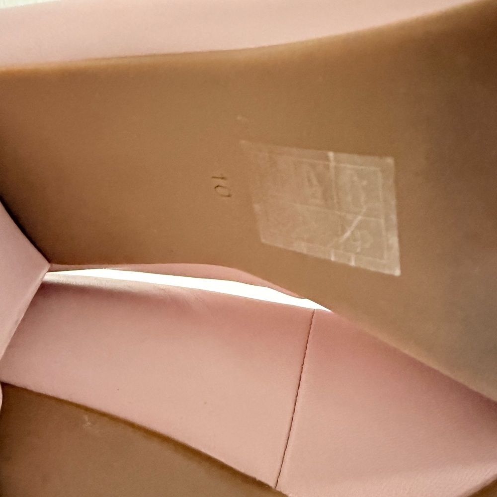 Tory Burch  Chelsea Blush Flats with Gold Emblem - Picture 9 of 9